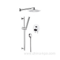 Bathroom Bath Exposed Shower Set with Hand Shower